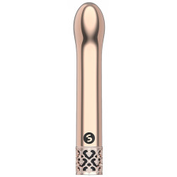 Royal Gems Mini Vibro Jewel Royal 12cm Rose doré